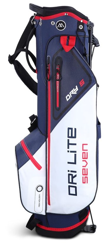 BigMax Dri Lite Seven G, White, Navy, Red, golfový bag na nošení