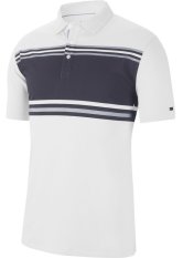 Nike Dry Player Polo Stripe, White