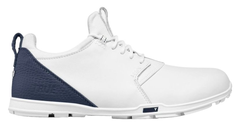 True OG Tour, White, Navy, barefoot pánské golfové boty