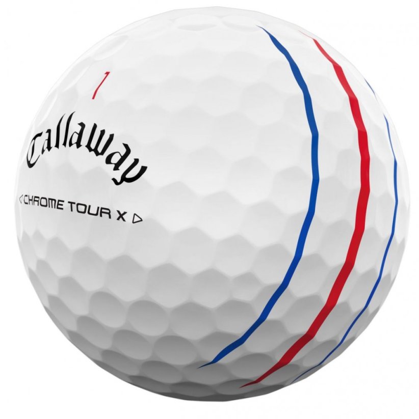 Callaway Chrome Tour X 24, Triple Track, bílé, 3 golfové míčky
