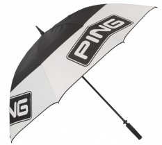 Golfový deštník Ping Tour Umbrella, White, Black