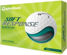 TaylorMade Soft Response 2022, bílé, 3 míčky